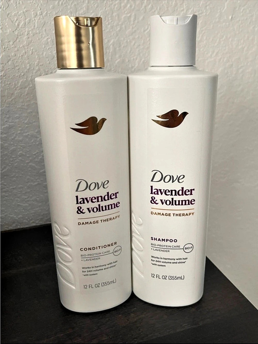 Dove Lavender & Volume Damage Therapy Shampoo & Conditioner NWT